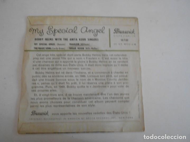 Discos de vinilo: BOBBY HELMS-EP MY SPECIAL ANGEL +3 - Foto 2