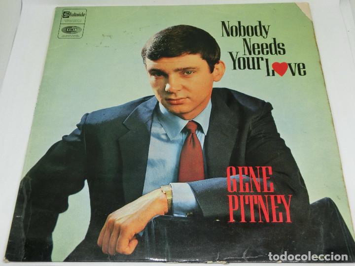 Discos de vinilo: LP GENE PITNEY - NOBODY NEEDS YOUR LOVE - 1966 - Foto 1