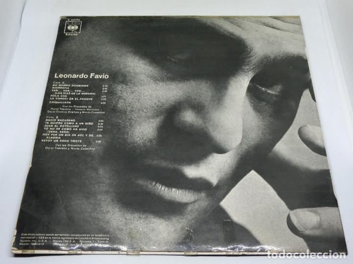 Discos de vinilo: LP - LEONARDO FAVIO - 1970 - Foto 2