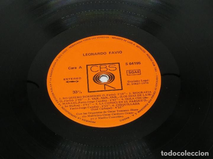 Discos de vinilo: LP - LEONARDO FAVIO - 1970 - Foto 5