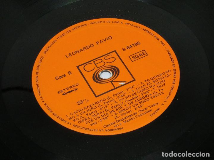 Discos de vinilo: LP - LEONARDO FAVIO - 1970 - Foto 6