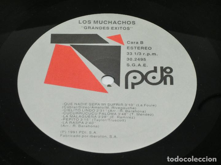 Discos de vinilo: LP - LOS MACHUCAMBOS - GRANDES &Eacute;XITOS - 1991 - Foto 5