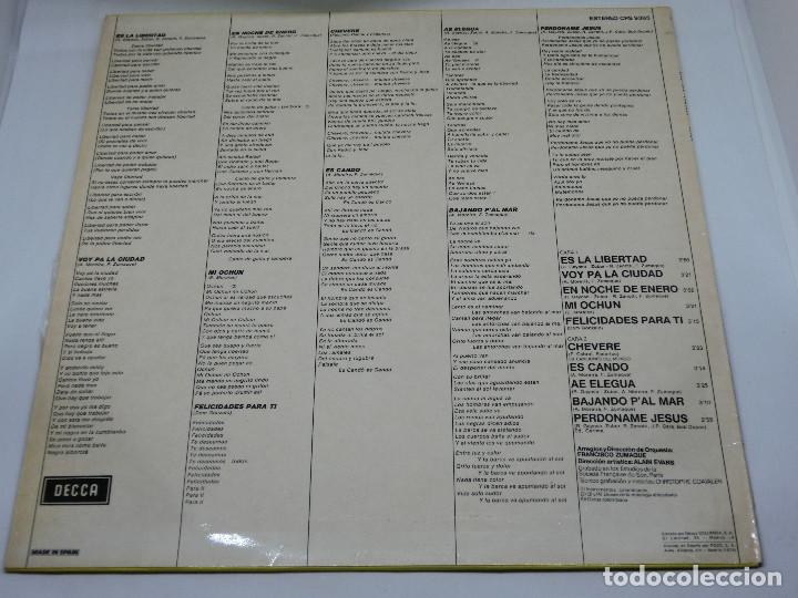 Discos de vinilo: LP - LOS MACHUCAMBOS - EL CANTO LIBRE DE - 1975 - Foto 2