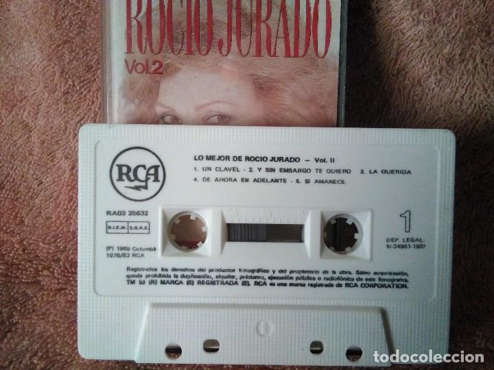Discos de vinilo: DOS CASSETTES DE ROCIO JURADO - Foto 3