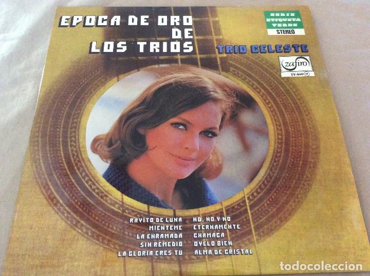 Vinyl records: TR&Iacute;O CELESTE - &Eacute;POCA DE ORO DE LOS TR&Iacute;OS. Zafiro 1975.