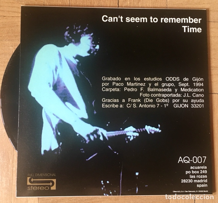 Discos de vinilo: MEDICATION - CANT SEEM TO REMEMBER + 1 (INDIE 90S) - Foto 2