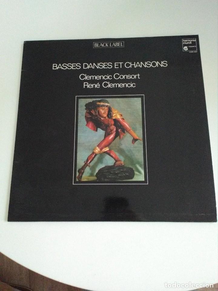 Discos de vinilo: Basses danses etc chansons, consort, clemencic - Foto 1