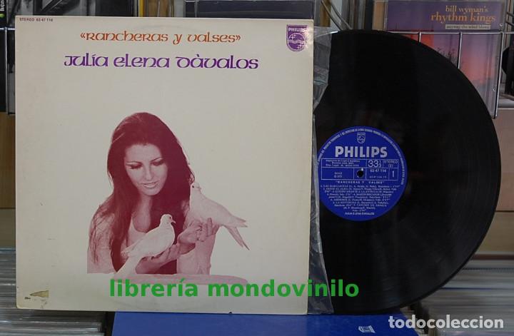 Vinyl records: Julia Elena Davalos. Rancheras y valses. Philips 1973, ref. 63 47 114. LP