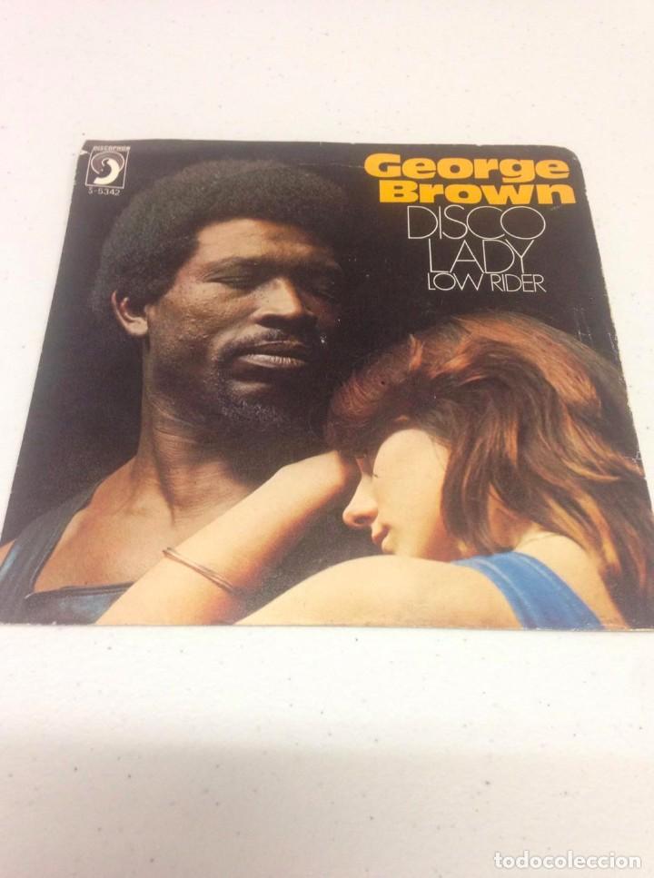 Discos de vinilo: GEORGE BROWN--DISCO LADY LOW RIDER - Foto 1