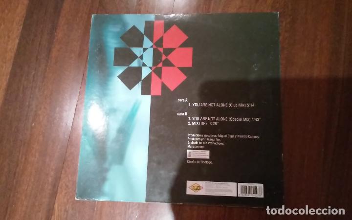 Discos de vinilo: Mission-you are not alone.maxi - Foto 2