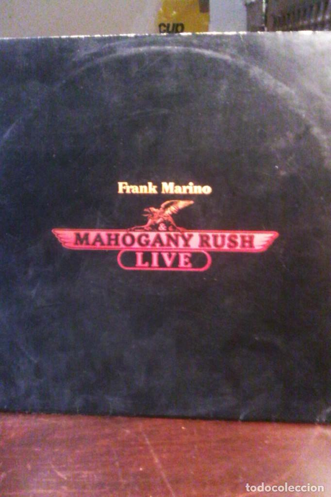 Discos de vinilo: FRANK MARINO - MAHOGANY RUSH LIVE . - Foto 1