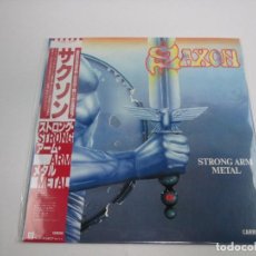 Discos de vinilo: VINILO EDICIÓN JAPONESA DE SAXON - STRONG ARM METAL