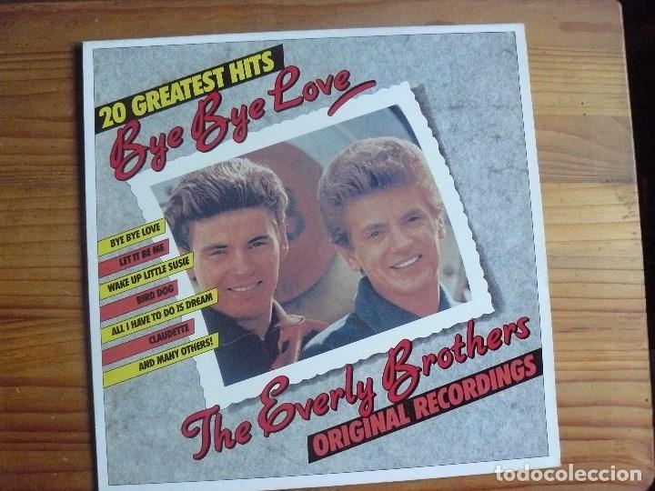 Discos de vinilo: The Everly Brothers - Bye bye love - Foto 1
