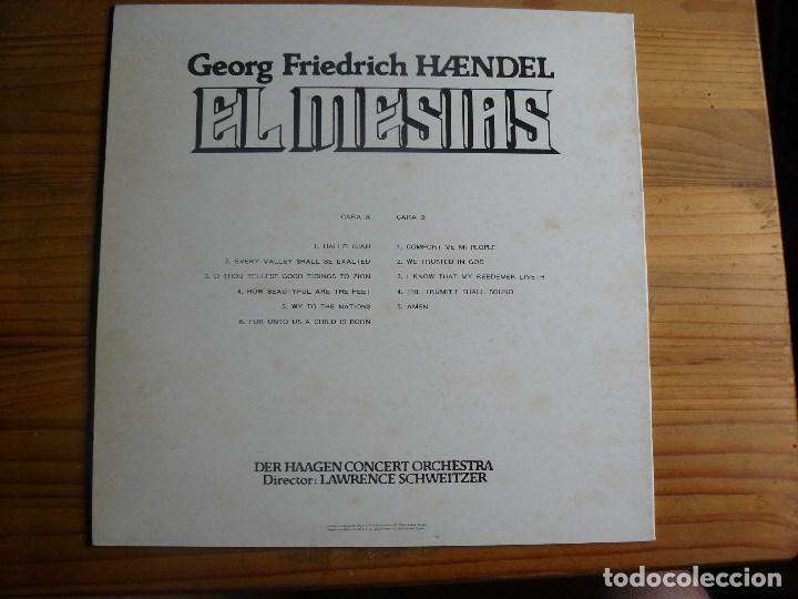 Discos de vinilo: Haendel - El Mesias - Foto 2