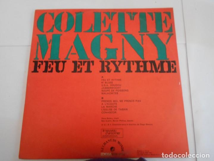 Discos de vinilo: COLETTE MAGNY-LP FEU ET RYTHME-GATEFOLD - Foto 4