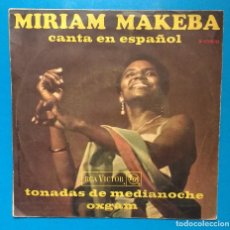 Discos de vinilo: MIRIAM MAKEBA -TONADAS DE MEDIANOCHE. Lote 131009272