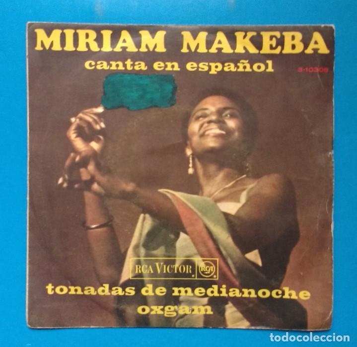 Discos de vinilo: MIRIAM MAKEBA -TONADAS DE MEDIANOCHE - Foto 2