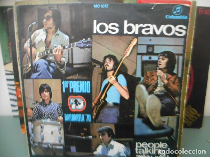 Discos de vinilo: LOS BRAVOS - PEOPLE TALKING AROUND - Foto 1