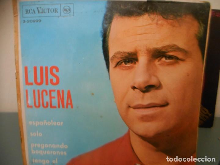 Discos de vinilo: LUIS LUCENA - ESPA&Ntilde;OLEAR. 4 TEMAS - Foto 1