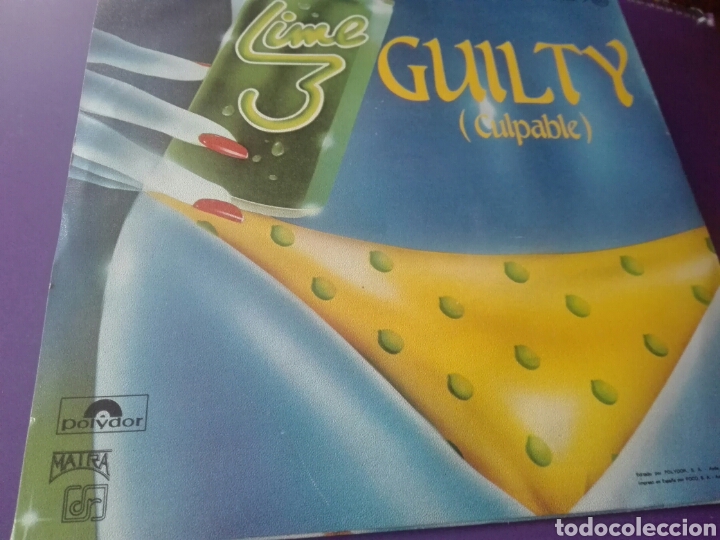 Discos de vinilo: Disco vinilo LIME 3 GUILTY - Foto 1