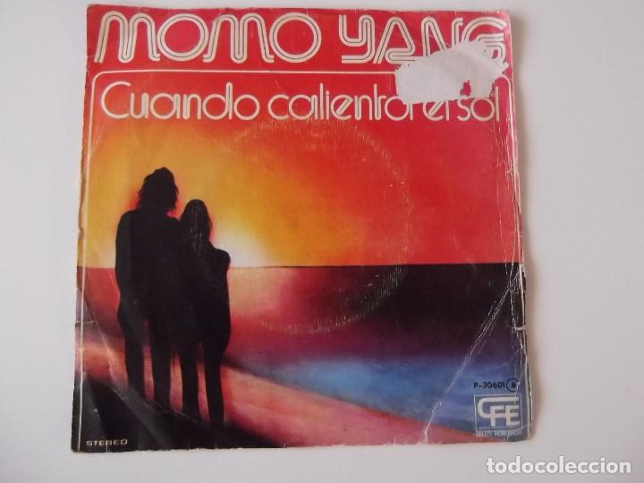 Discos de vinilo: MOMO YANG - Cuando calienta el sol - Foto 1