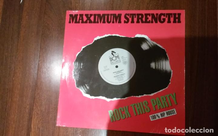 Discos de vinilo: Maximum strength-rock this party.maxi - Foto 1