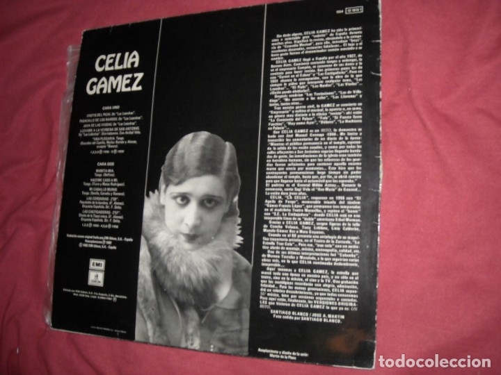 Discos de vinilo: CELIA GAMEZ -CON PLUMAS VOL. II ODEON 1982 SPAIN - Foto 2