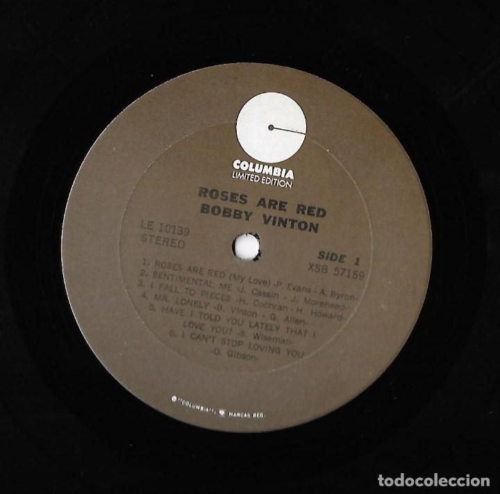 Discos de vinilo: BOBBY VINTON. ROSES ARE RED - Foto 3