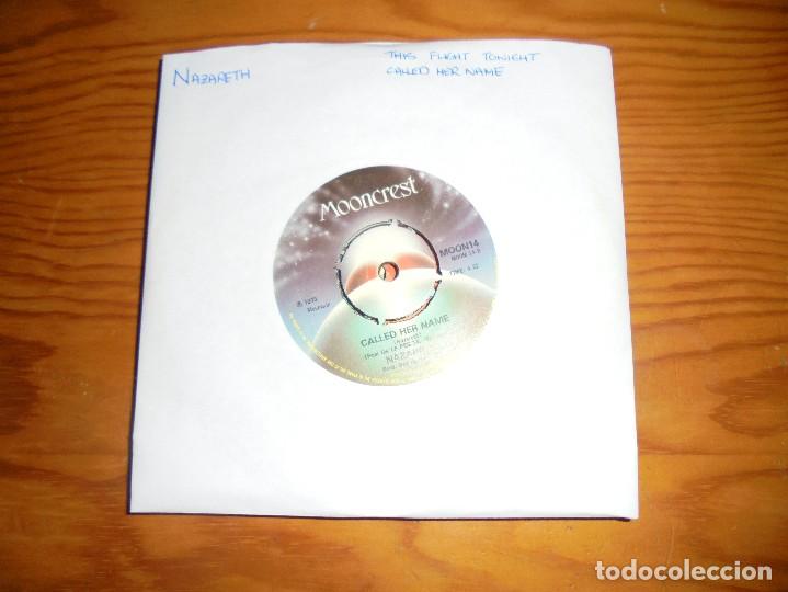 Discos de vinilo: NAZARETH. THIS FLIGHT TONIGHT / CALLED HER NAME. MOONCREST, 1973. EDIC. INGLESA. IMPECABLE - Foto 1