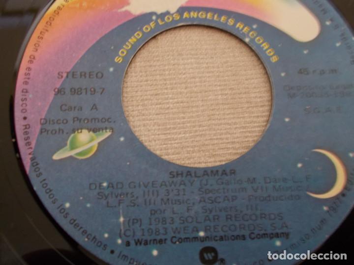 Discos de vinilo: SHALAMAR. DEAD GIVEAWAY. - Foto 4