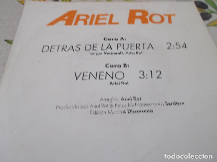 Discos de vinilo: ARIEL ROT, DETRAS DE LA PUERTA, VENENO - Foto 2