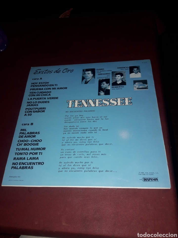 Discos de vinilo: Tennessee &Eacute;xitos de Oro Lp - Foto 2