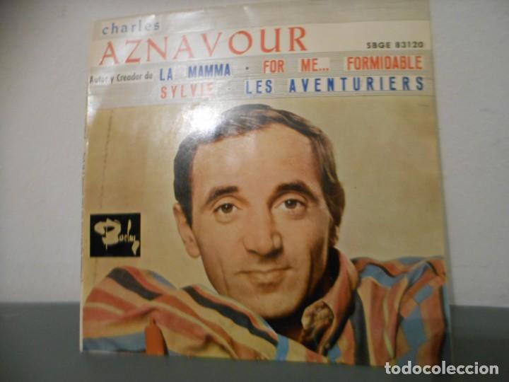 Discos de vinilo: CHARLES AZNAVOUR - LA MAMMA - Foto 1