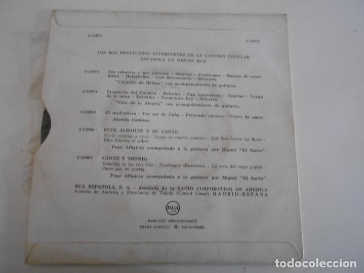 Discos de vinilo: LA SALLAGO-EP BULERIAS +3 - Foto 2