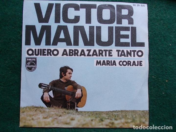 Discos de vinilo: singel Victor Manuel - Foto 1