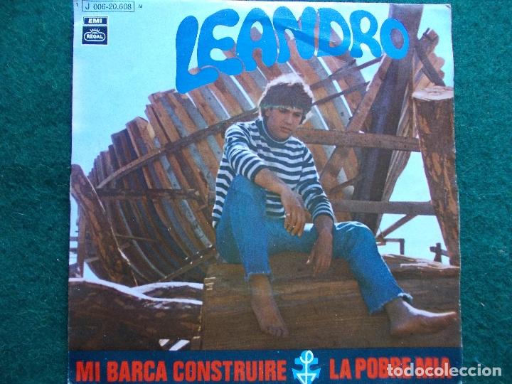 Discos de vinilo: singel Leandro - Foto 1