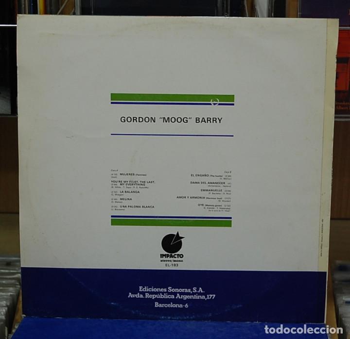 Discos de vinilo: Gordon moog Barry. Impacto 1976, ref. EL-183. LP - Foto 2