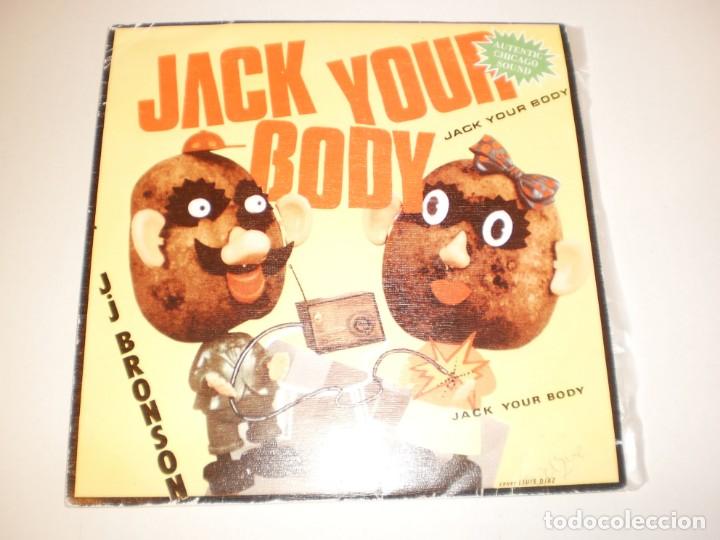 Discos de vinil: single j j bronson. jack your body blanco y negro 1986 spain (seminuevo, probado y bien)