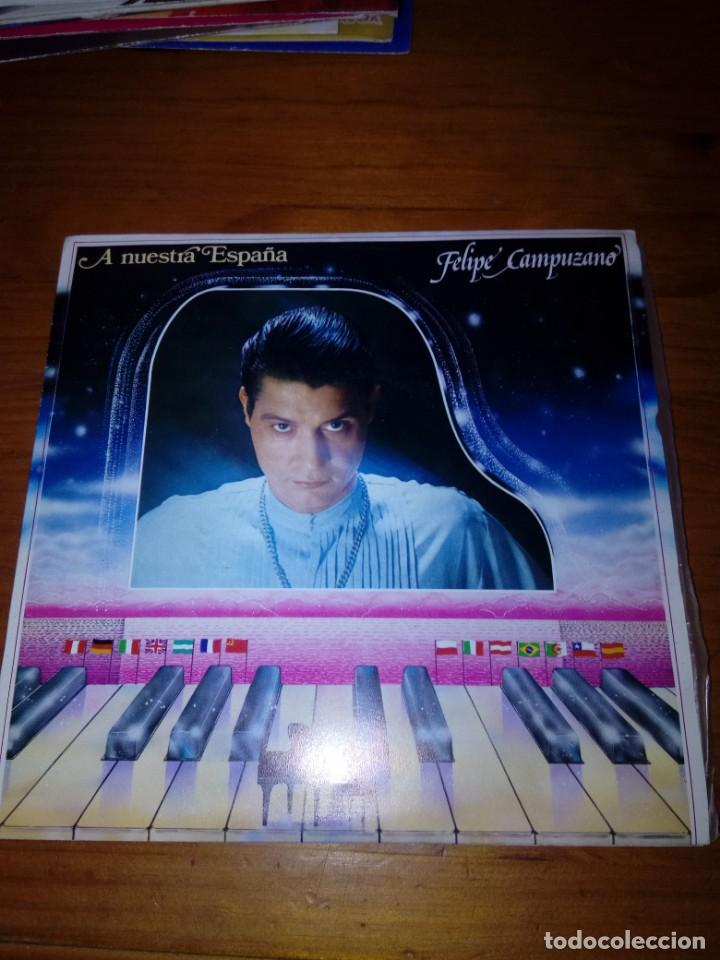 Discos de vinilo: FELIPE CAMPUZANO. A NUESTRA ESPA&Ntilde;A. MRV - Foto 1