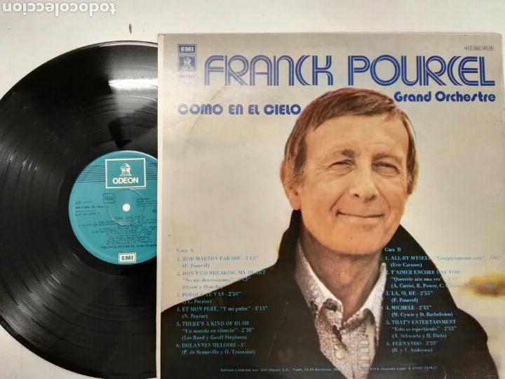 Discos de vinilo: Franck Pourcel como en el cielo Grand Orchestre 12 &eacute;xitos lp vinilo - Foto 1