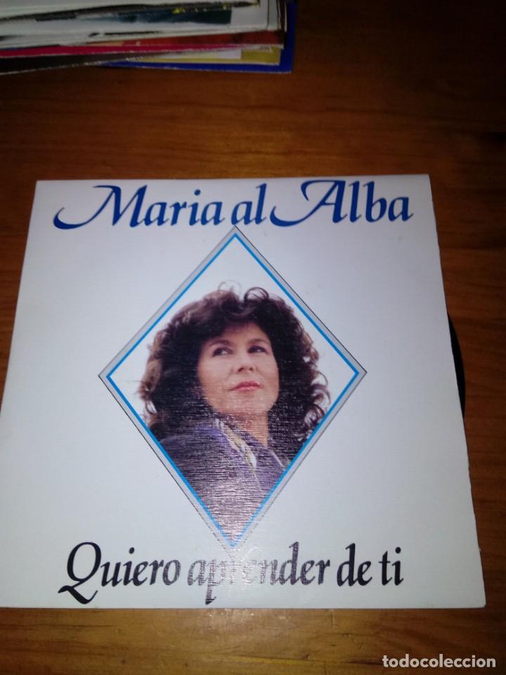 Discos de vinilo: MARIA AL ALBA. QUIERO APRENDER DE T&Iacute;. MRV - Foto 1