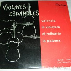 Discos de vinilo: HELMUT ZACHARIAS Y SUS VIOLINES MÁGICOS – VIOLINES ESPAÑOLES - EP 1967
