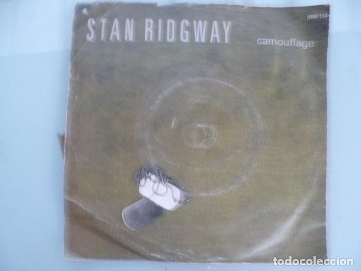 Discos de vinilo: STAN RIDGWAY - Camouflage / Rio greyhound - Foto 1