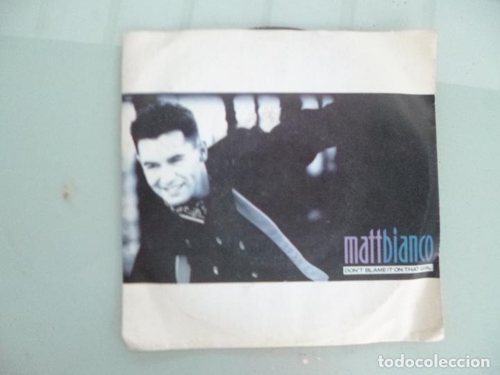 Disques de vinyle: mattbianco don&acute;t blame it on that girl