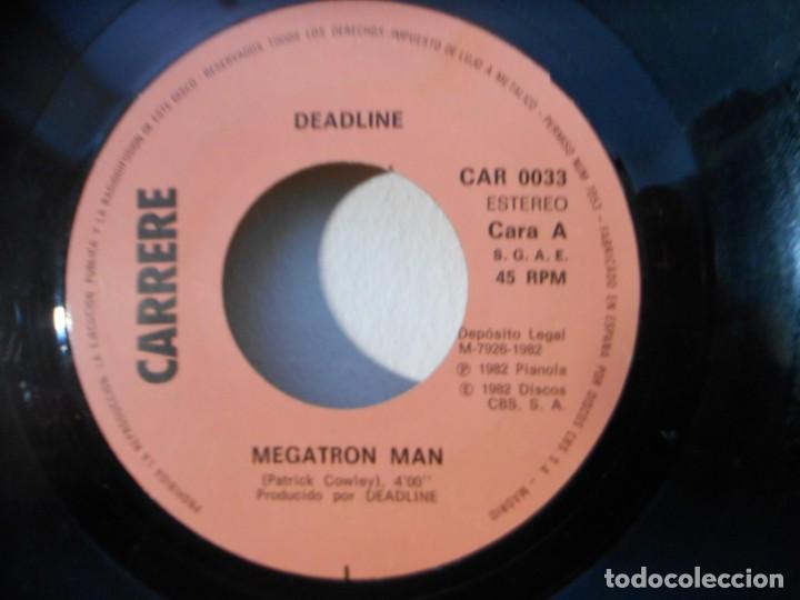 Discos de vinilo: DEADLINE - MEGATRON MAN ( SOLO VINILO ) - Foto 1