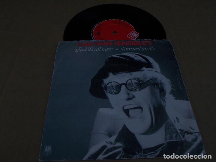 Discos de vinilo: CAPTAIN SENSIBLE&acute;S GLAD ITS ALL OVER. - Foto 1