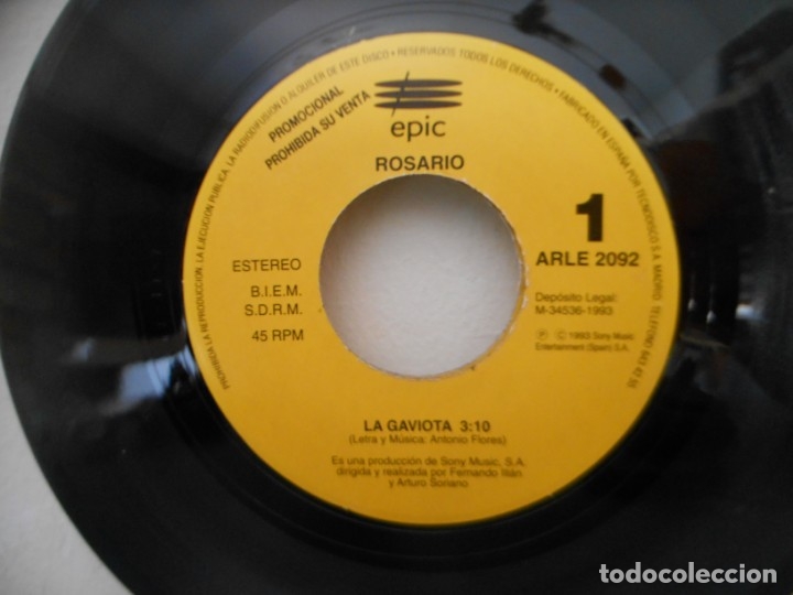 Discos de vinilo: ROSARIO - LA GAVIOTA - Foto 1