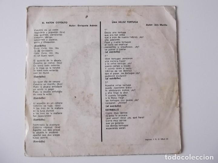 Discos de vinilo: LOS 5 MUSICALES - El raton Cotolito - Foto 2