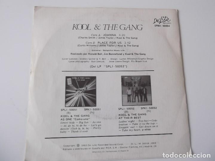 Discos de vinilo: KOOL & THE GANG - Joanna - Foto 2