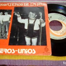 Discos de vinilo: MENSAJEROS DE LA PAZ - MENSAJEROS / UNÍOS - SINGLE DE 1972. Lote 131488082